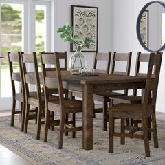 Stephentown 6 piece solid deals wood dining set